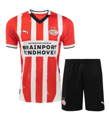 PSV Eindhoven Primera Equipación Niños 2024-25 Manga Corta (+ Pantalones cortos)